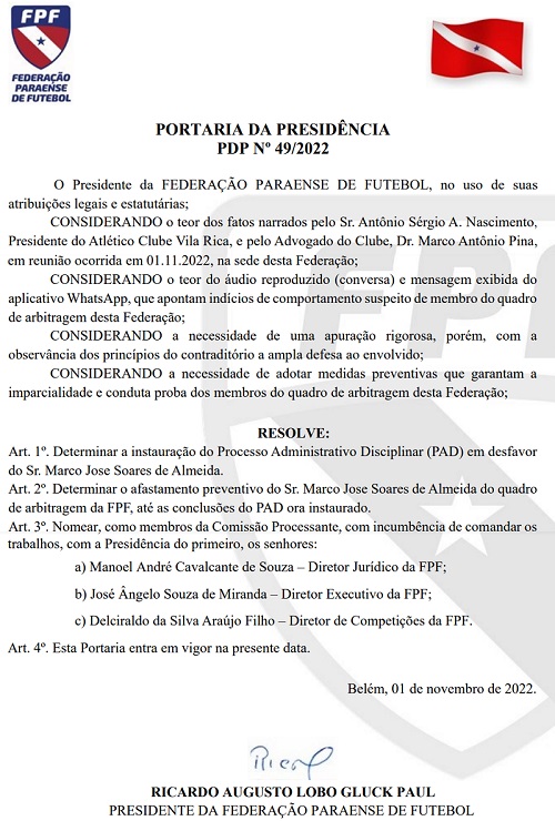 FPF - Federação Paraense de Futebol